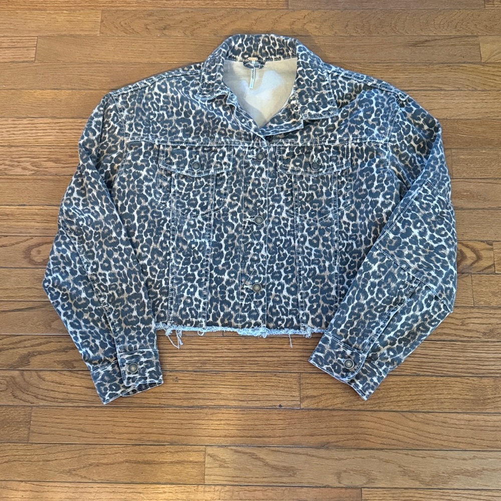 Free People leopard jacket, size small - Picture 5 of 14